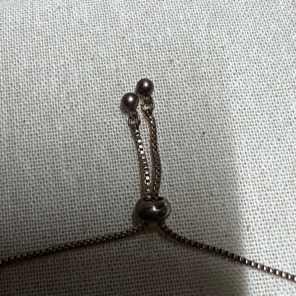 Rose Gold Adjustable Rhinestone Bracelet - Picture 5 of 5